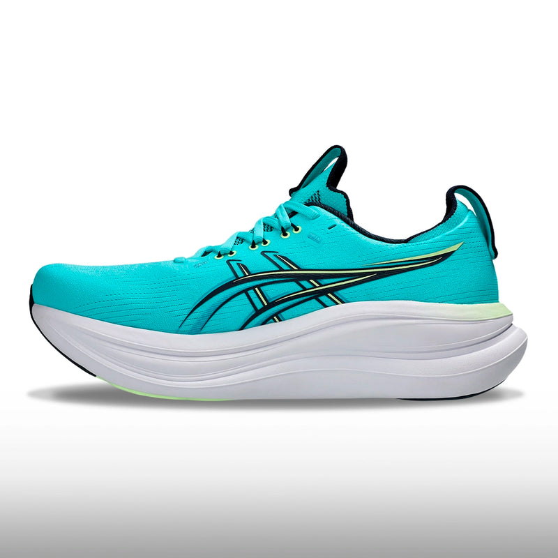 Asics Gel Nimbus 28 Hombre Energy Aqua Midnight