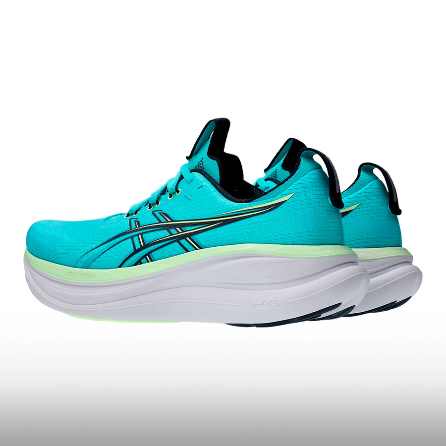 Asics Gel Nimbus 28 Hombre Energy Aqua Midnight