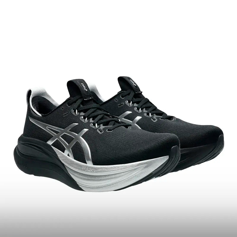 Asics Gel Nimbus 28 Hombre Platinum Black
