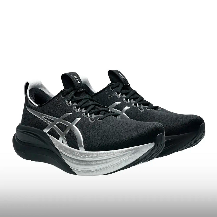 Asics Gel Nimbus 28 Hombre Platinum Black