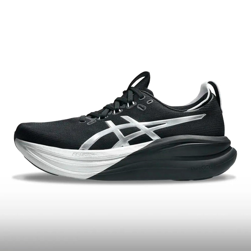 Asics Gel Nimbus 28 Hombre Platinum Black