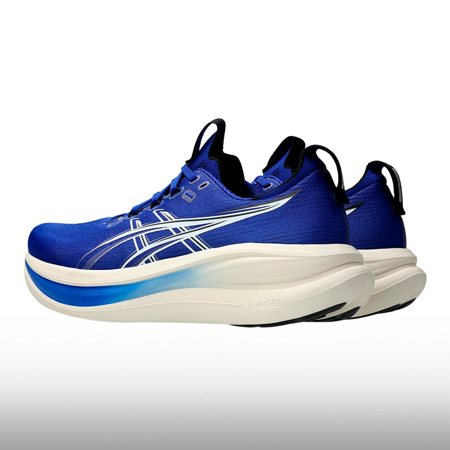 Asics Gel Nimbus 28 Hombre Prussian Blue Cream