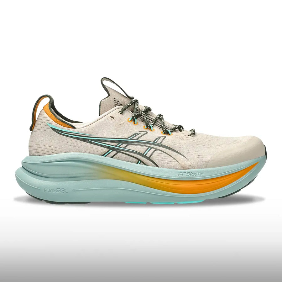 Asics Gel Nimbus 28 TR Hombre Simply Taupe Ocean Haze