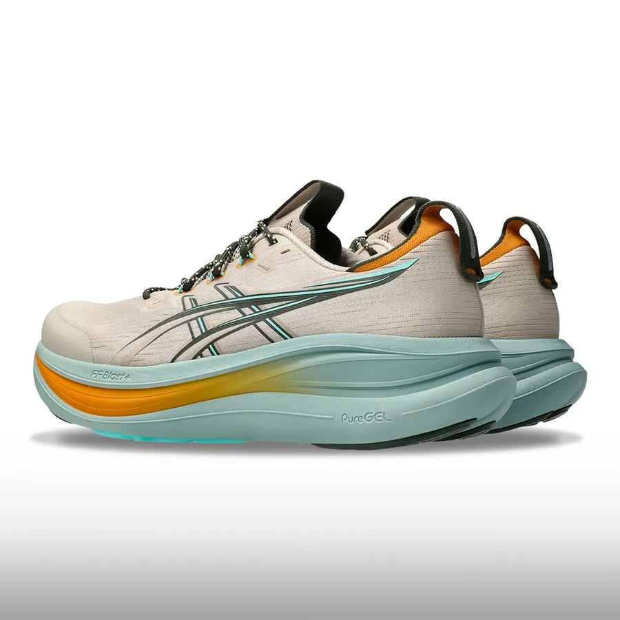Asics Gel Nimbus 28 TR Hombre Simply Taupe Ocean Haze