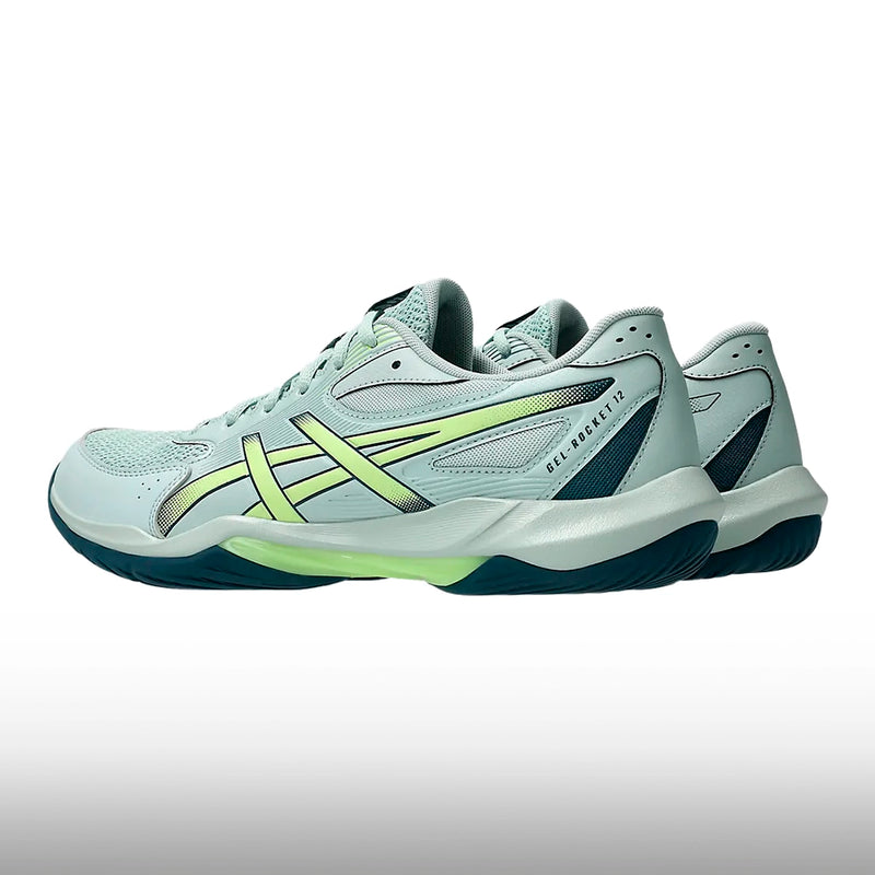 Asics Gel Rocket 12 Hombre Lichen Rock Tranquil Teal
