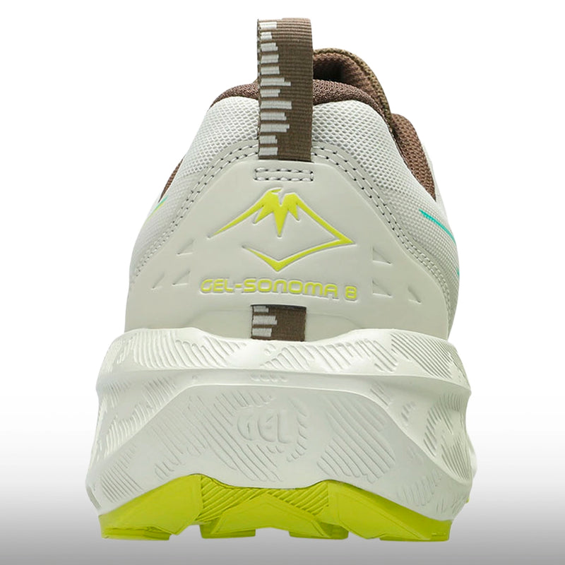 Asics Gel Sonoma 8 Hombre Black Light Dust Aurora Green