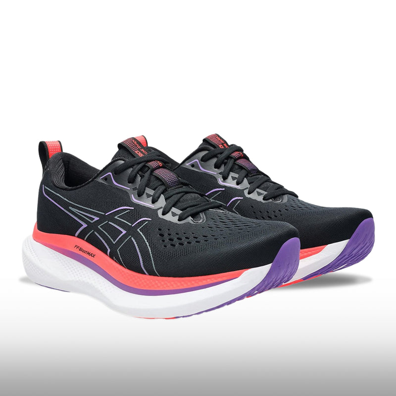 Asics Glideride Max Hombre Black Flash Red