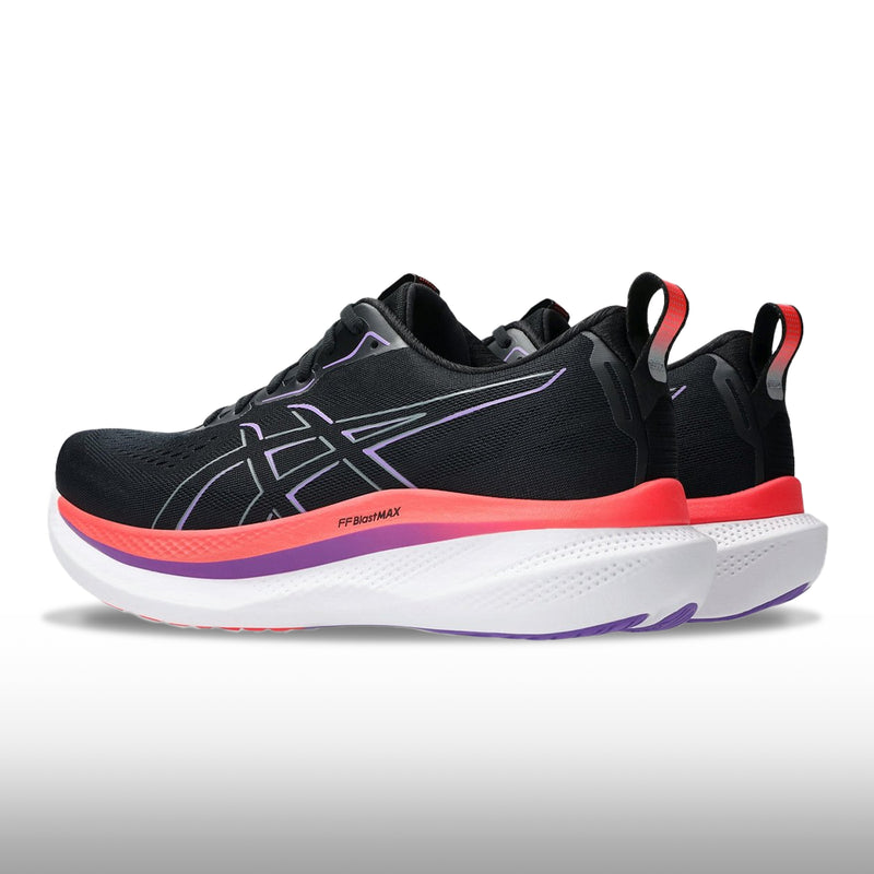 Asics Glideride Max Hombre Black Flash Red