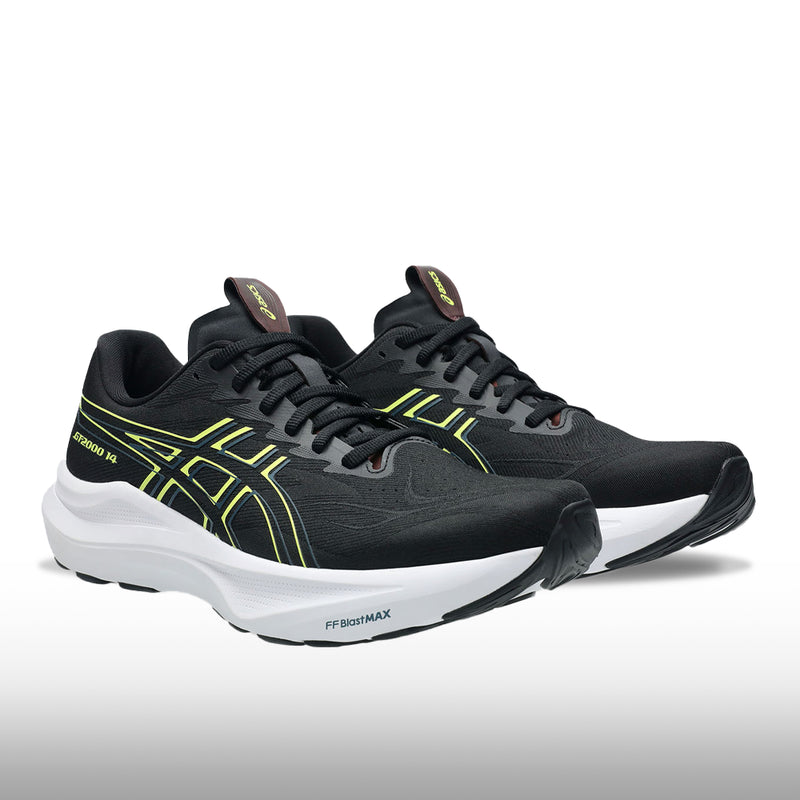 Asics Gt 2000 14 Hombre Black Citron
