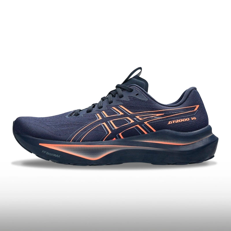 Asics Gt 2000 14 Hombre Midnight Vivid Coral