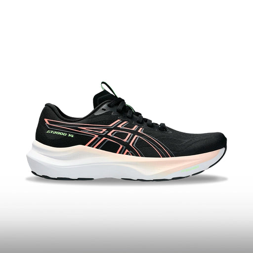 Asics Gt 2000 14 Mujer Black Sun Coral