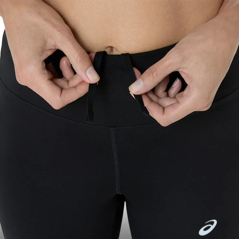 Asics Licra Silver Mujer Black