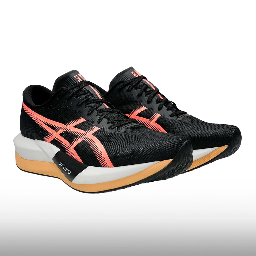 Asics Magic Speed 5 Unisex Black Sun Coral