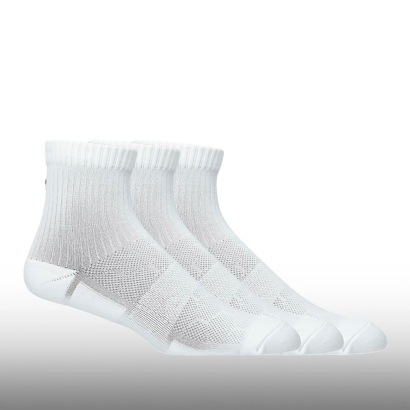 Asics Medias Practice Ankle 3P Unisex Brilliant White