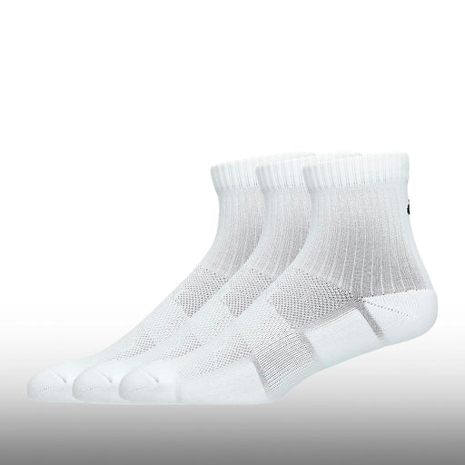 Asics Medias Practice Ankle 3P Unisex Brilliant White