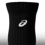 Asics Medias Practice Ankle 3P Unisex Performance Black