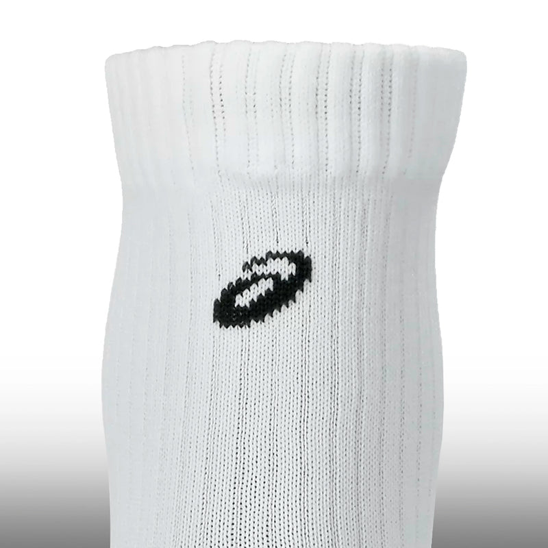 Asics Medias Practice Quarter 3P Unisex Brilliant White