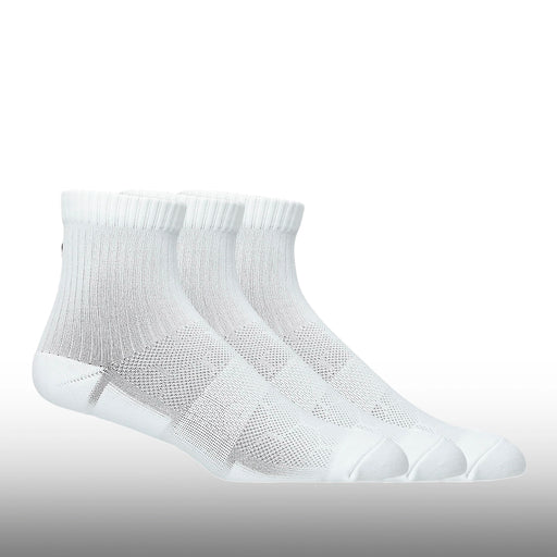 Asics Medias Practice Quarter 3P Unisex Brilliant White