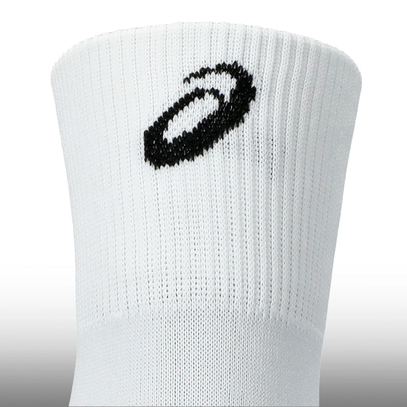 Asics Medias Running Quarter 3P Unisex Brilliant White