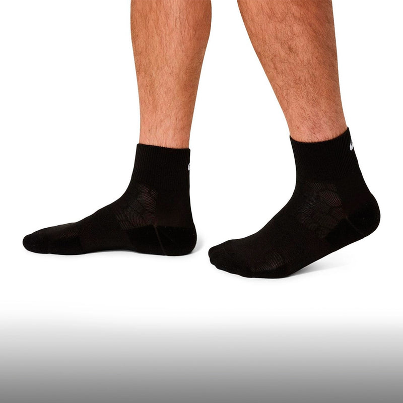 Asics Medias Running Quarter 3P Unisex Performance Black