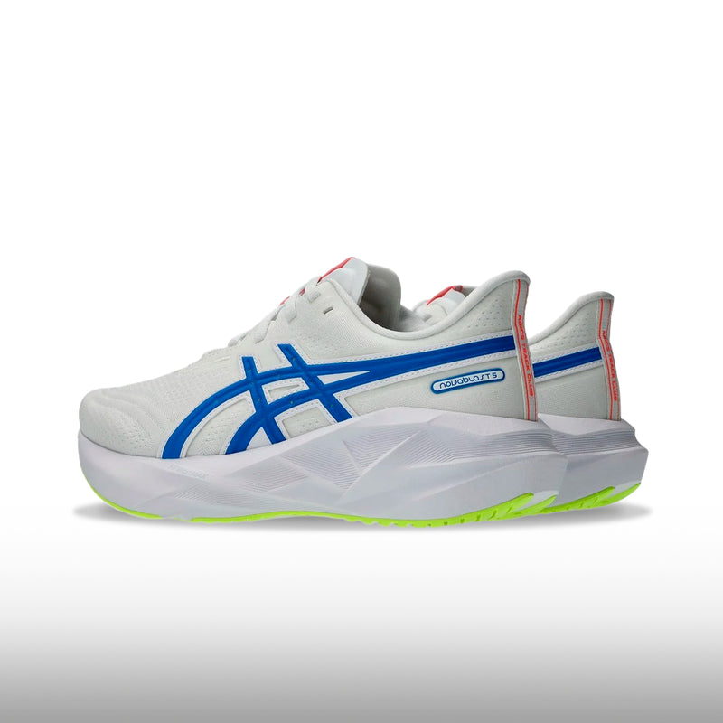 Asics Novablast 5 ATC Mujer White Tuna Blue