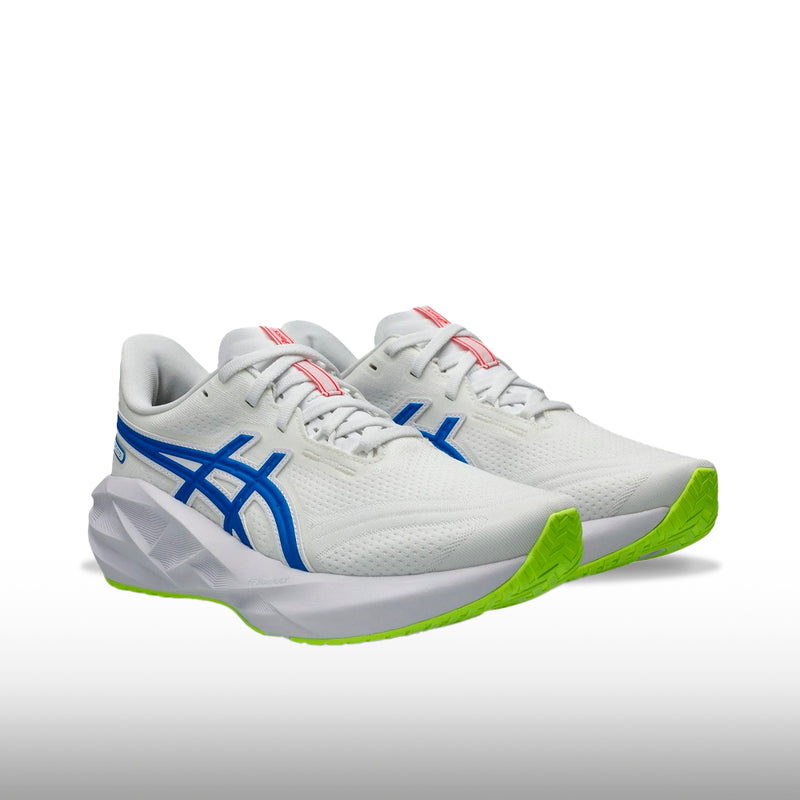 Asics Novablast 5 ATC Mujer White Tuna Blue