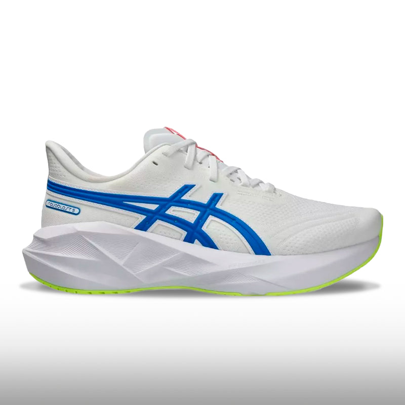 Asics Novablast 5 ATC Hombre White Tuna Blue