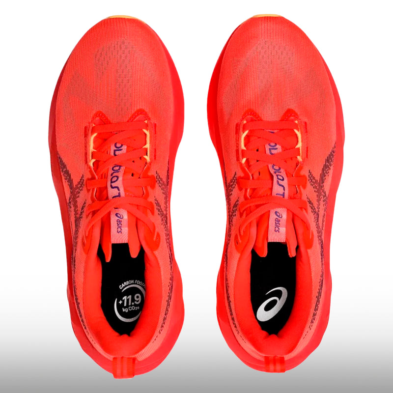 Asics Novablast 5 Hombre Flash Red Edo Purple