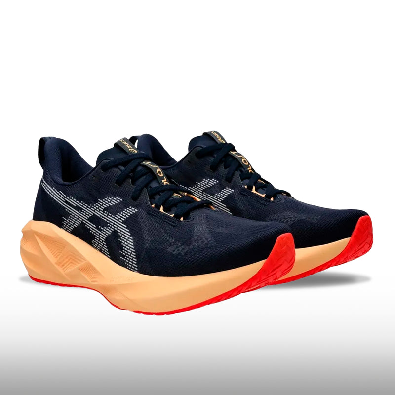 Asics Novablast 5 Hombre Midnight Orange Glow