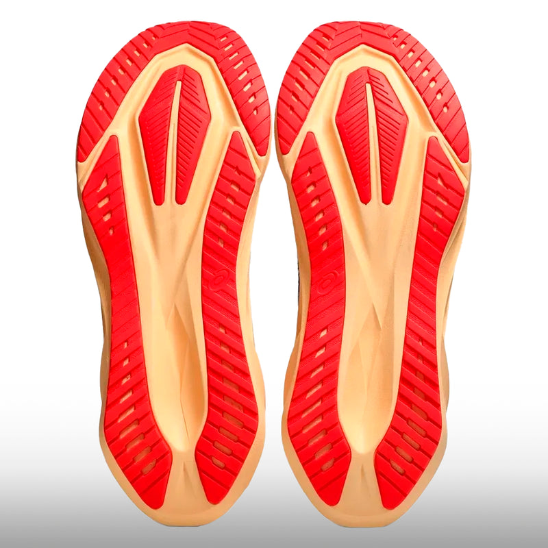 Asics Novablast 5 Hombre Midnight Orange Glow