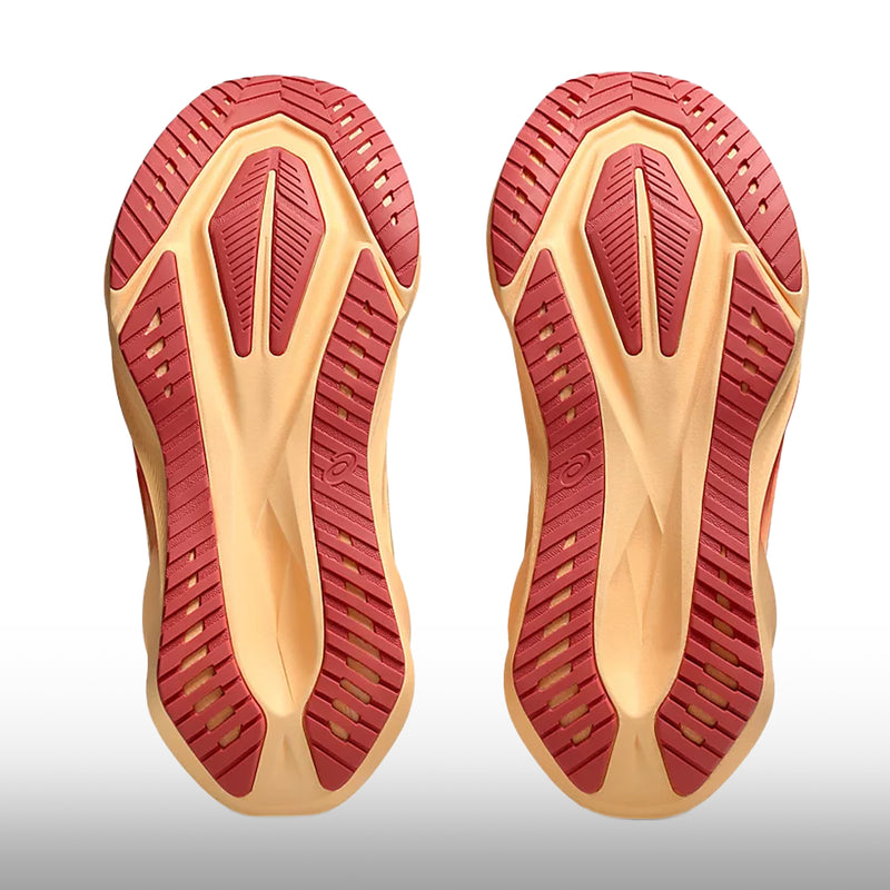 Asics Novablast 5 Mujer Rubble Red Fawn