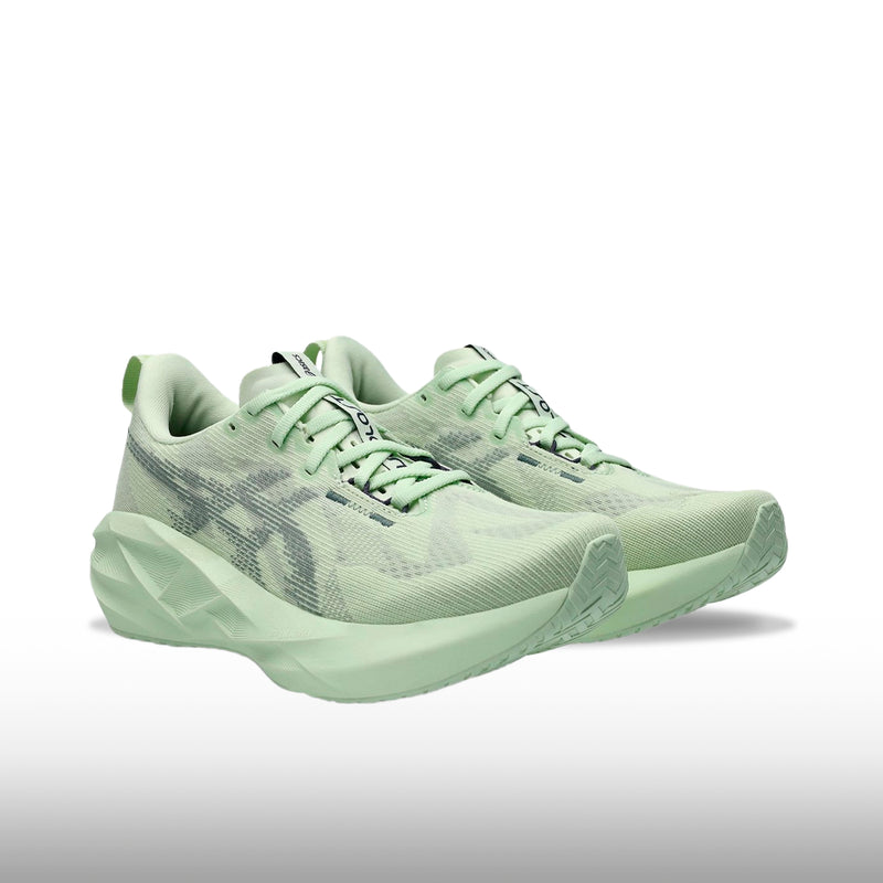 Asics Novablast 5 Mujer Whisper Green Monument Blue