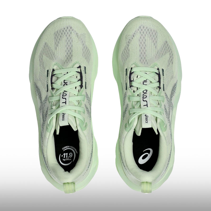 Asics Novablast 5 Mujer Whisper Green Monument Blue