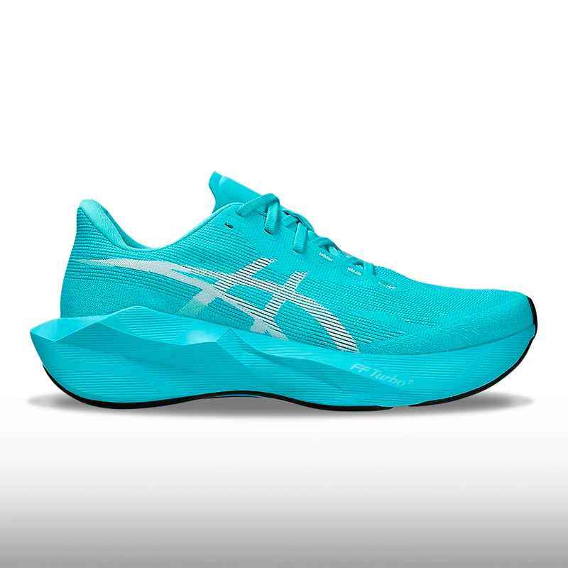 Asics Novablast 6 Hombre Energy Aqua White