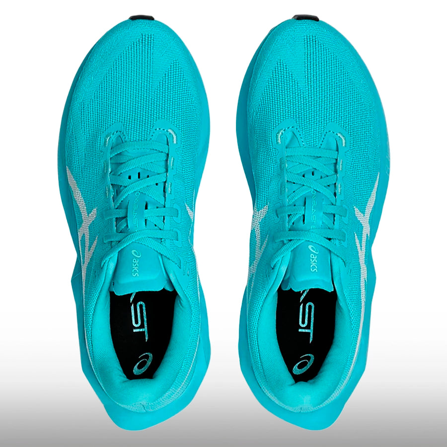 Asics Novablast 6 Hombre Energy Aqua White