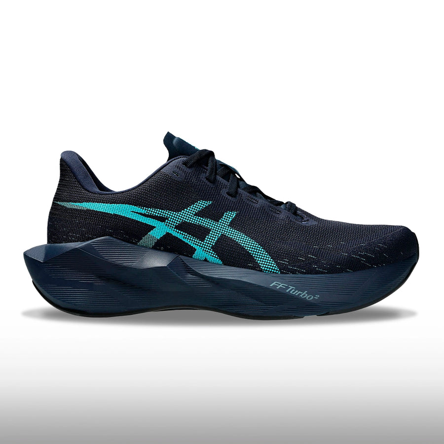 Asics Novablast 6 Hombre Midnight Energy Aqua