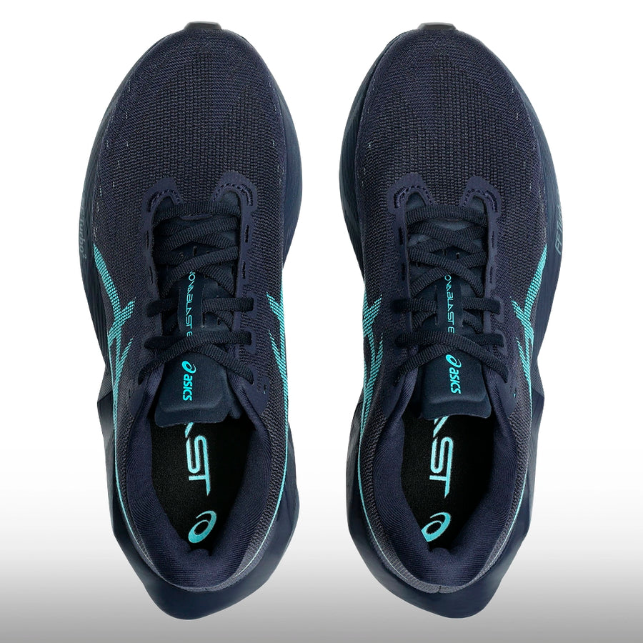 Asics Novablast 6 Hombre Midnight Energy Aqua