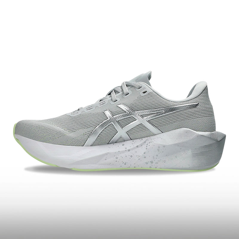Asics Novablast 6 Hombre Platinum Glow Green