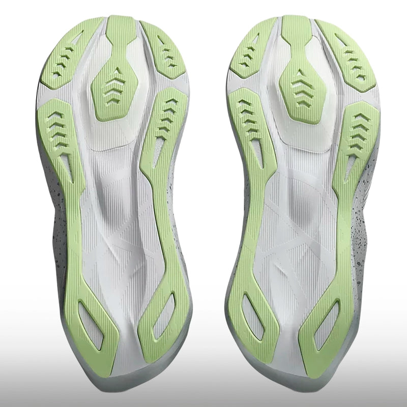 Asics Novablast 6 Hombre Platinum Glow Green