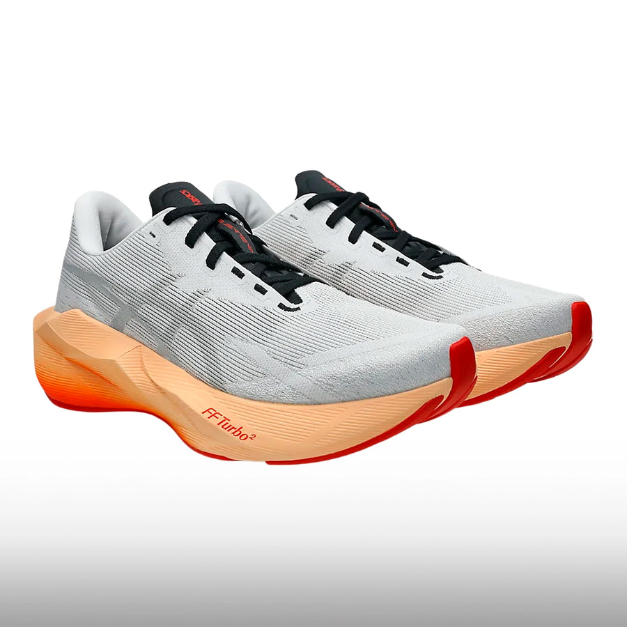 Asics Novablast 6 Hombre White Orange Glow