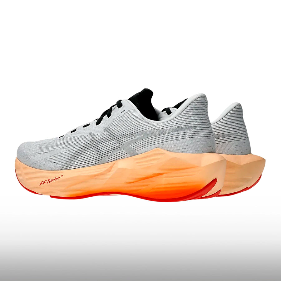 Asics Novablast 6 Hombre White Orange Glow