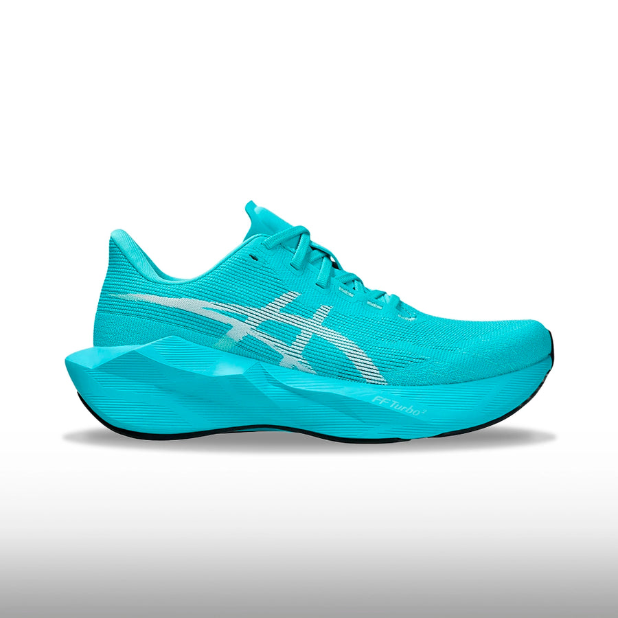 Asics Novablast 6 Mujer Energy Aqua White