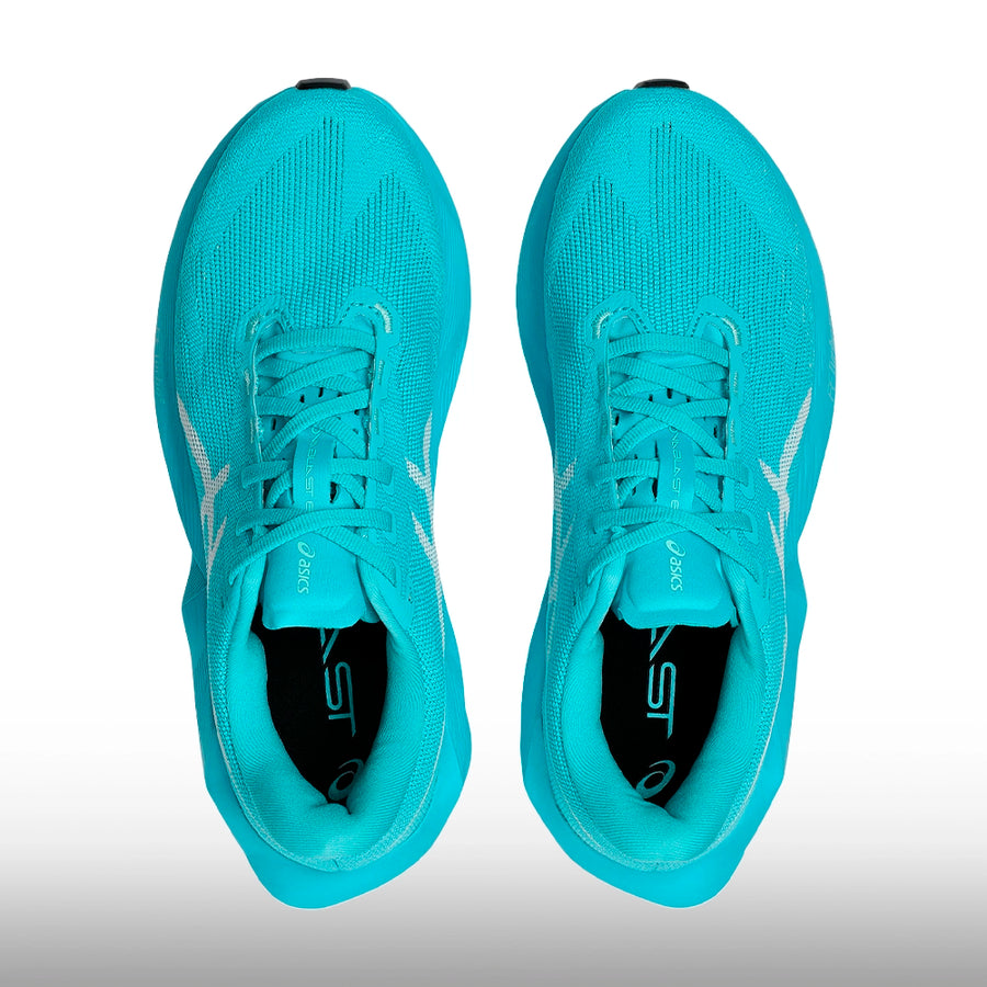 Asics Novablast 6 Mujer Energy Aqua White