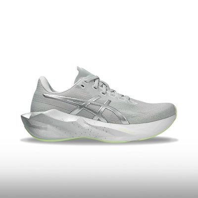 Asics Novablast 6 Mujer Platinum Glow Green