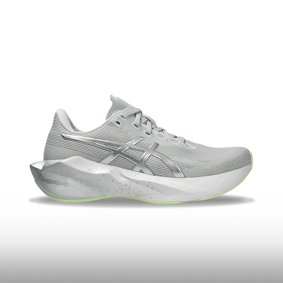 Asics Novablast 6 Mujer Platinum Glow Green