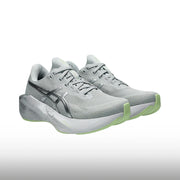 Asics Novablast 6 Mujer Platinum Glow Green