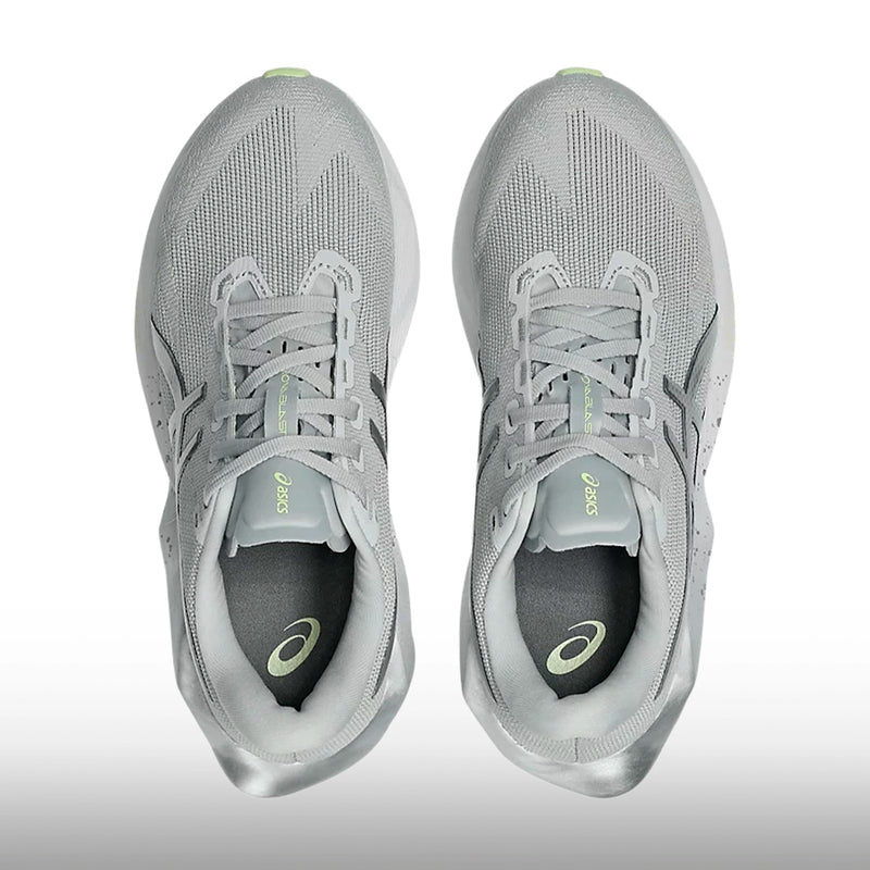 Asics Novablast 6 Mujer Platinum Glow Green