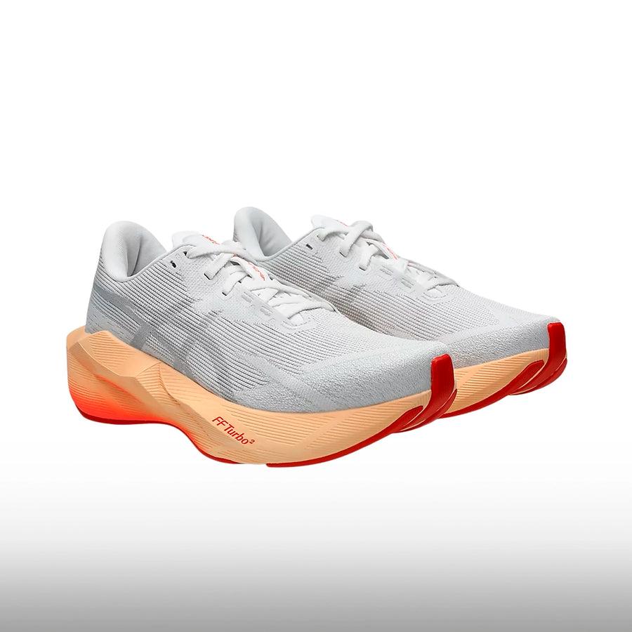 Asics Novablast 6 Mujer White Vivid Coral