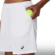 Asics Pantaloneta Court 9in Hombre Brilliant White