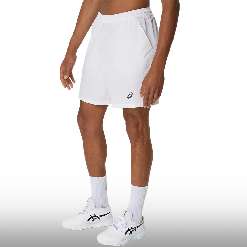 Asics Pantaloneta Court 9in Hombre Brilliant White